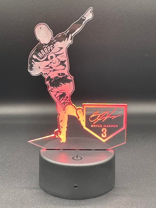 Bryce Harper Signature 3D LED Ver. 1