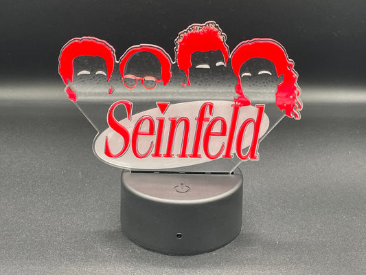 Seinfeld Cast Silhouette 3D LED