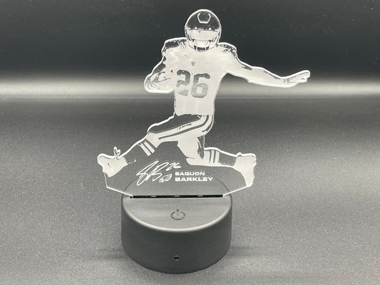 Saquon Barkley Signature 3D LED