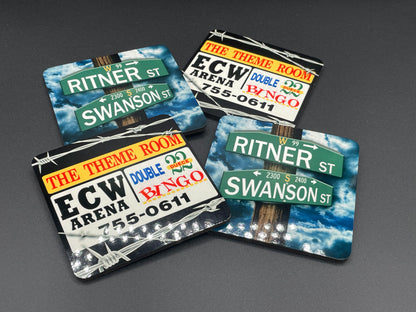 ECW Arena Coasters (Set of 4)