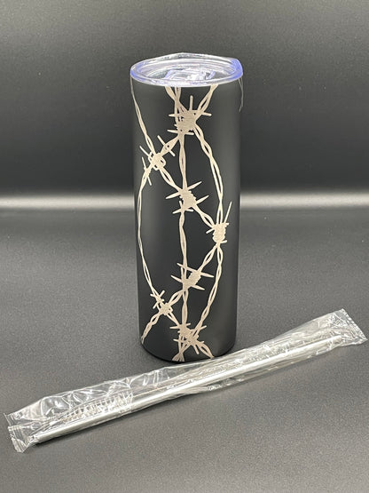 Barbed Wire 20oz Tumbler