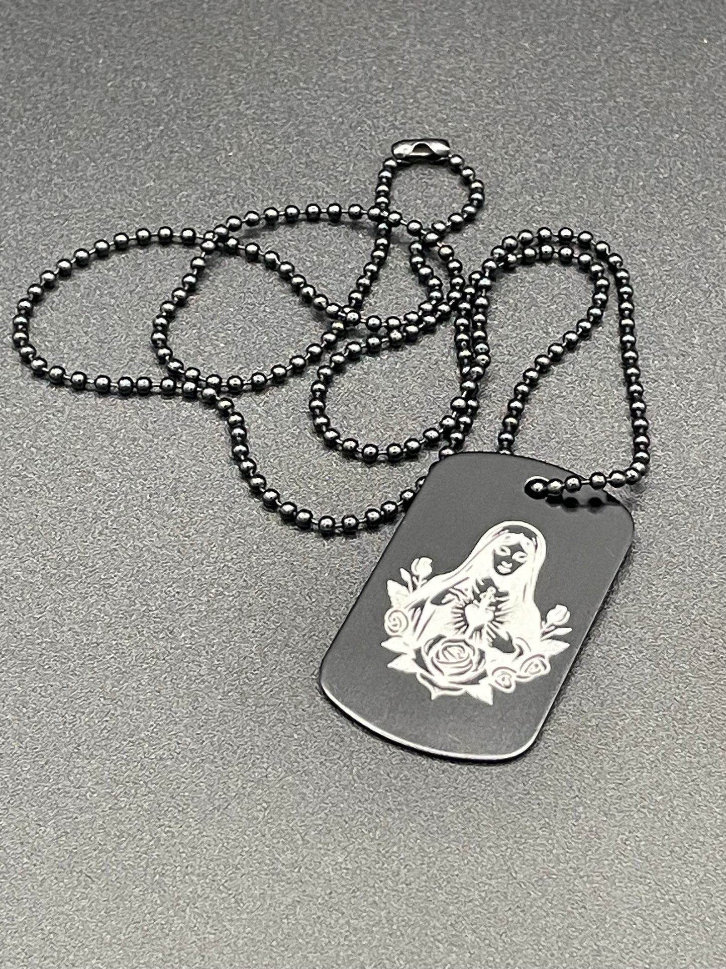 Immaculate Heart of Mary Dog Tag